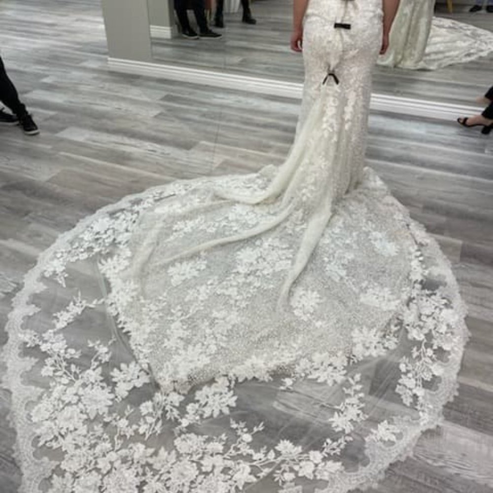 PRONOVIAS  WEDDING DRESS - Picture 3 of 11